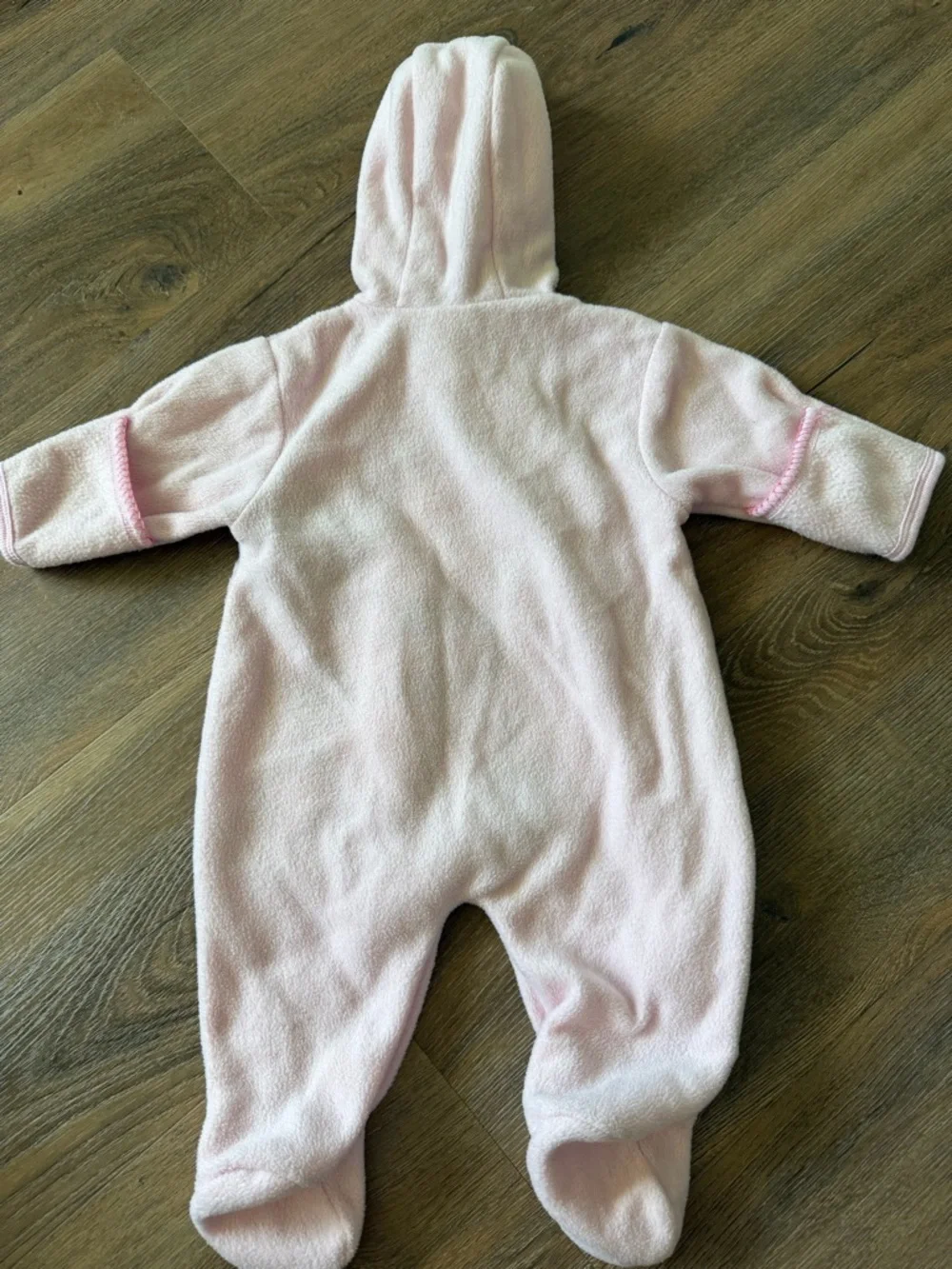 Vintage Disney Winnie the Pooh Fleece Snap Front Baby Suit